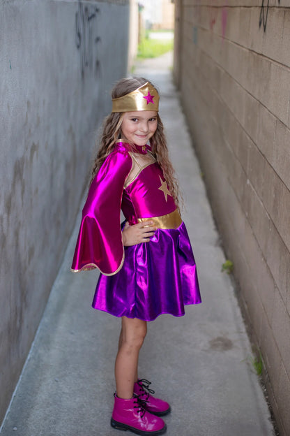 Superhero Star Dress, Cape & Headpiece - Little Pickles Toy Store