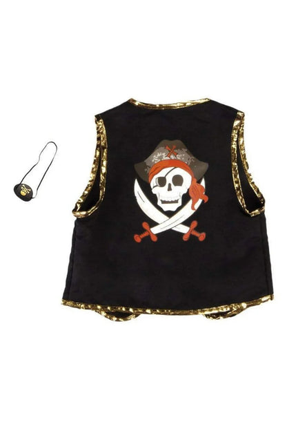 Pirate Vest & Eye Patch (4-7)