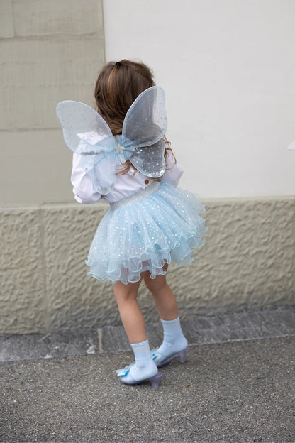 Iridescent Celestial Fairy Set - Wings, Tutu and Wand - Size 4-6