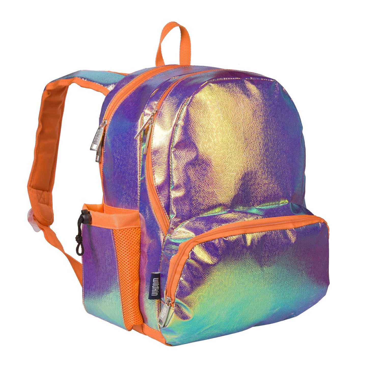 Orange Shimmer 17 inch Backpack