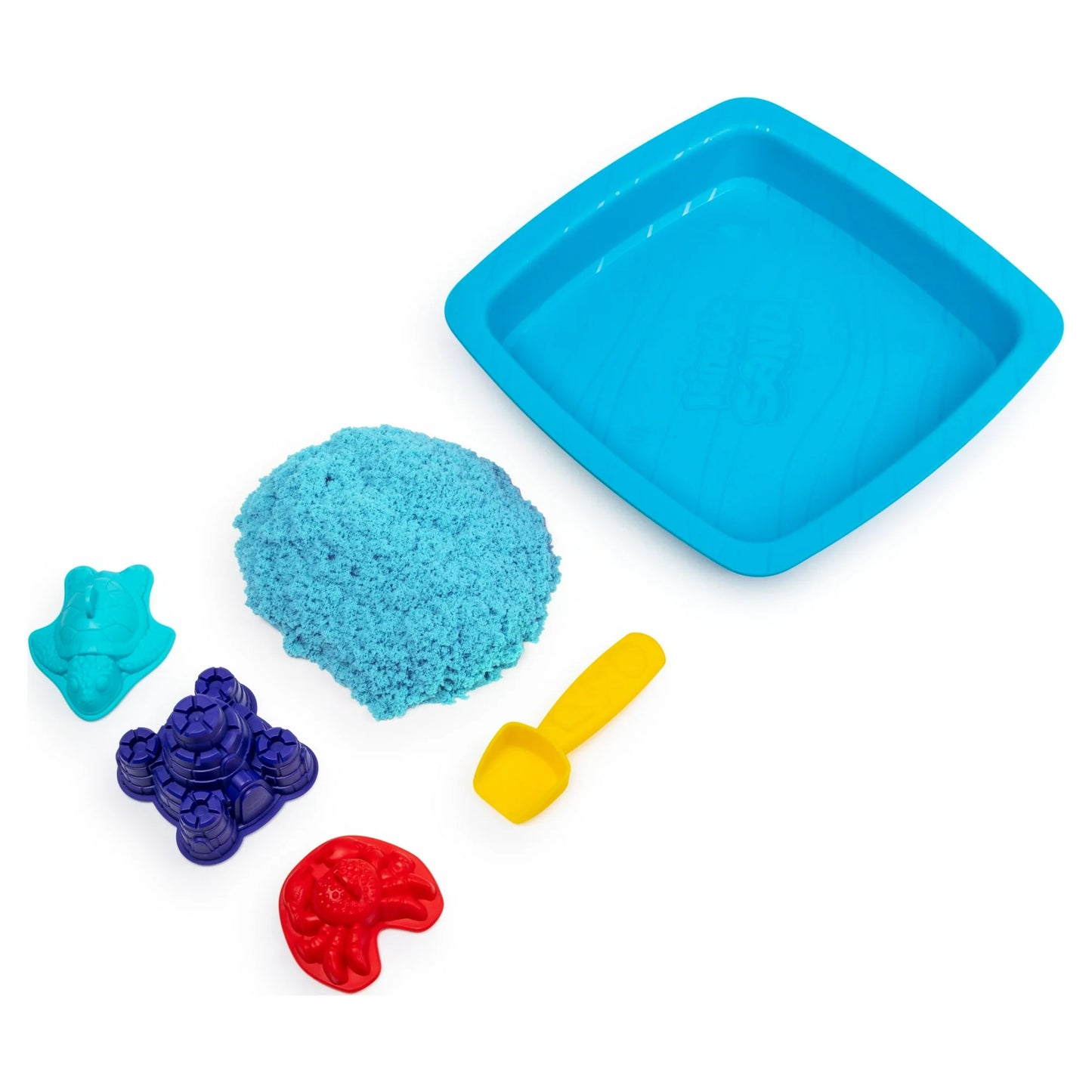 Kinetic Sand Sandbox Set, 1lb Blue Play Sand