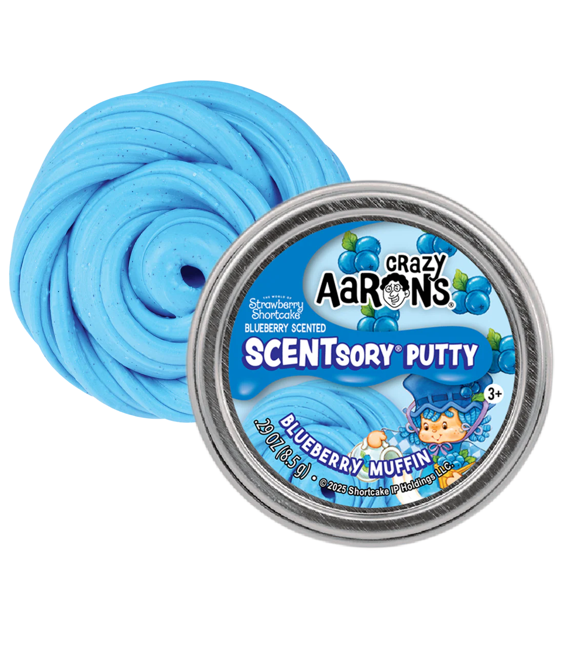 Crazy Aaron's SCENTsory Putty  2" Tin - Blueberry Muffin