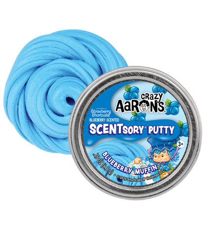 Crazy Aaron's SCENTsory Putty  2" Tin - Blueberry Muffin