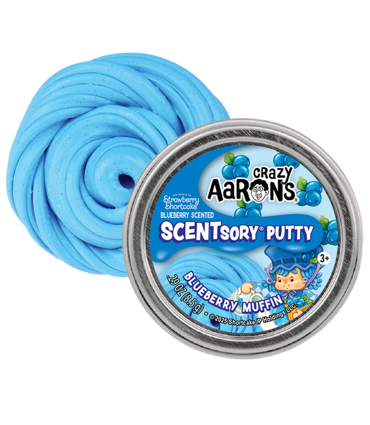 Crazy Aaron's SCENTsory Putty  2" Tin - Blueberry Muffin