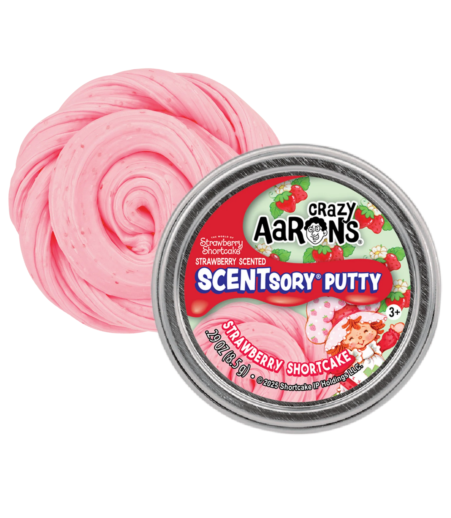 Crazy Aaron's 2" Scentsory Tin - Strawberry Shortcake