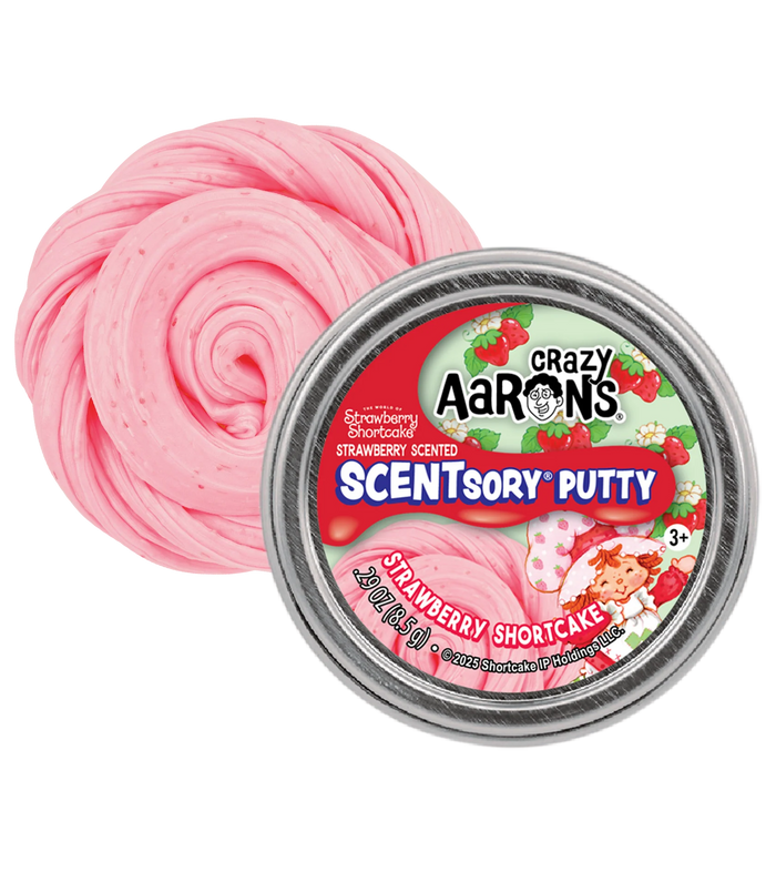 Crazy Aaron's 2" Scentsory Tin - Strawberry Shortcake