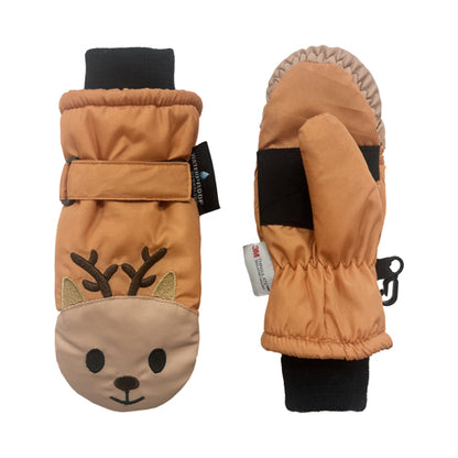 Toddler Critter Faces Ski Mitten with Thinsulate