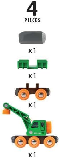 Brio Clever Crane Wagon #33698 - Little Pickles Toy Store