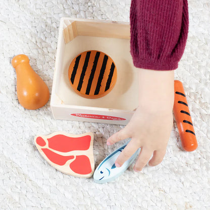 Wooden Food Groups Play Set -  Protein