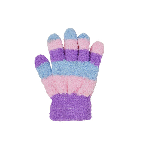 Toddler Striped Cozy Yarn Gloves
