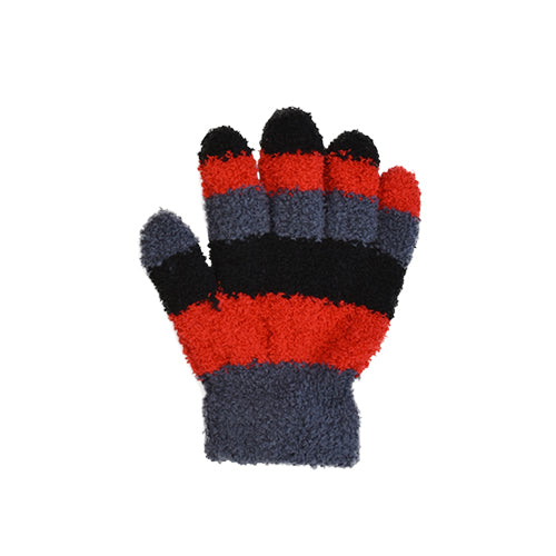 Toddler Striped Cozy Yarn Gloves