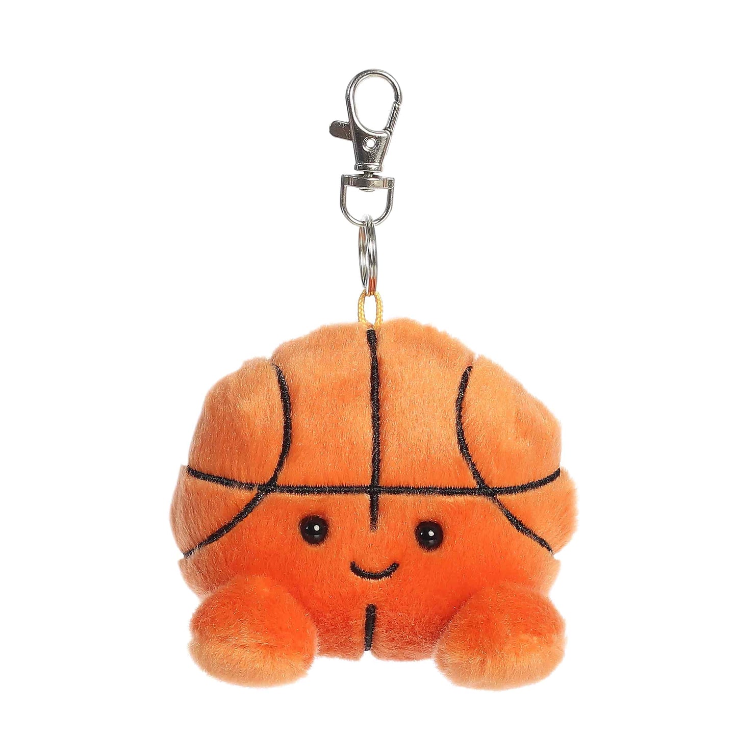 Palm Pals Hoops Basketball 4" Clip On Plushie
