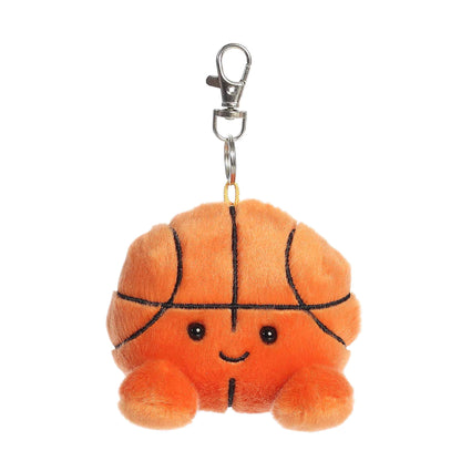 Palm Pals Hoops Basketball 4" Clip On Plushie