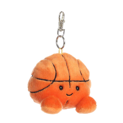 Palm Pals Hoops Basketball 4" Clip On Plushie