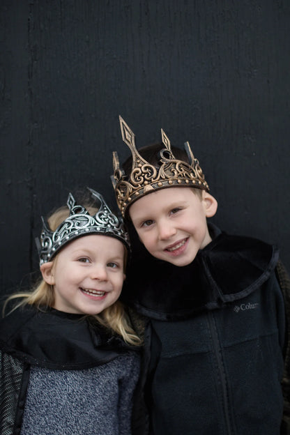 Medieval Crown, Gold/Black - Little Pickles Toy Store
