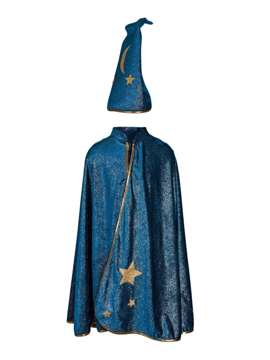 Starry Night Wizard Cape and Hat 5-6