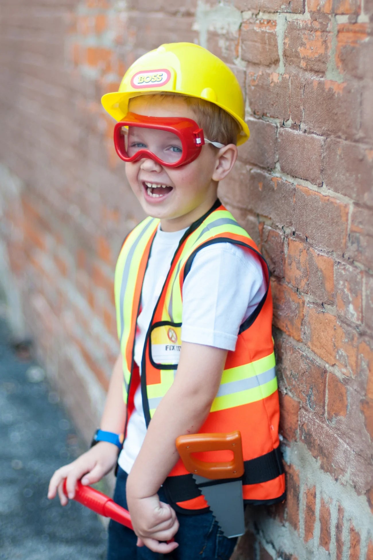 Construction Worker Set, Includes 7 Accessories