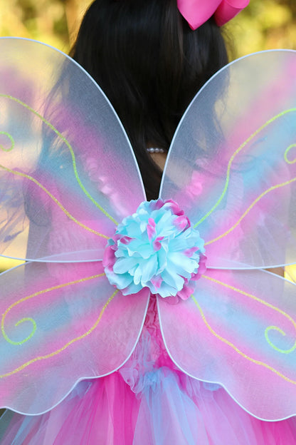 Butterfly Dress & Wings with Wand, Pink/Multi - Little Pickles Toy Store