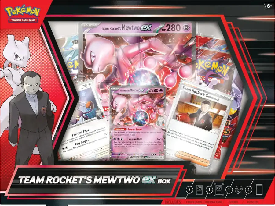 PKM: Team Rocket's Mewtwo Ex Box
