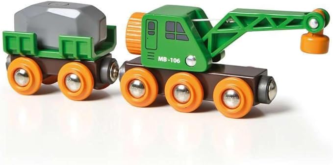 Brio Clever Crane Wagon #33698