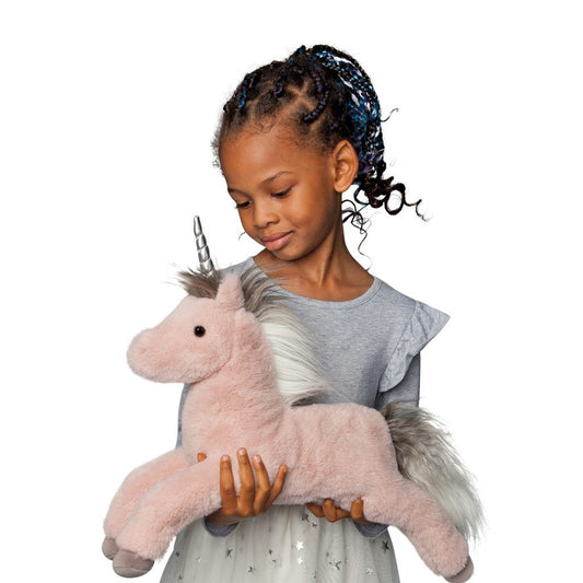 Esme Mauve Unicorn Large Cuddle Doll