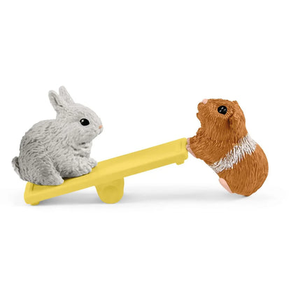 Schleich Rabbit and guinea pig hutch - Little Pickles Toy Store