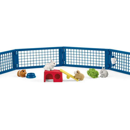 Schleich Rabbit and guinea pig hutch - Little Pickles Toy Store