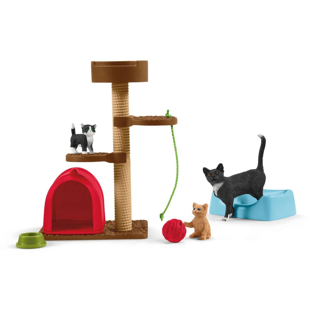 Schleich Playtime for cute cats - Little Pickles Toy Store