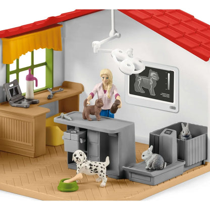 Schleich Farm World Veterinarian #42502 Practice with Pets - Little Pickles Toy Store