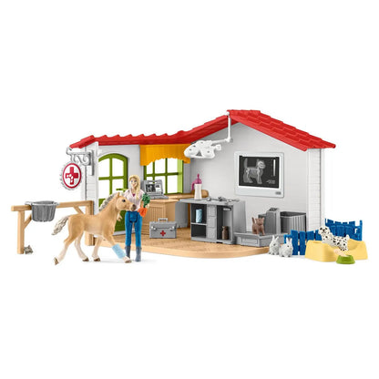 Schleich Farm World Veterinarian #42502 Practice with Pets - Little Pickles Toy Store