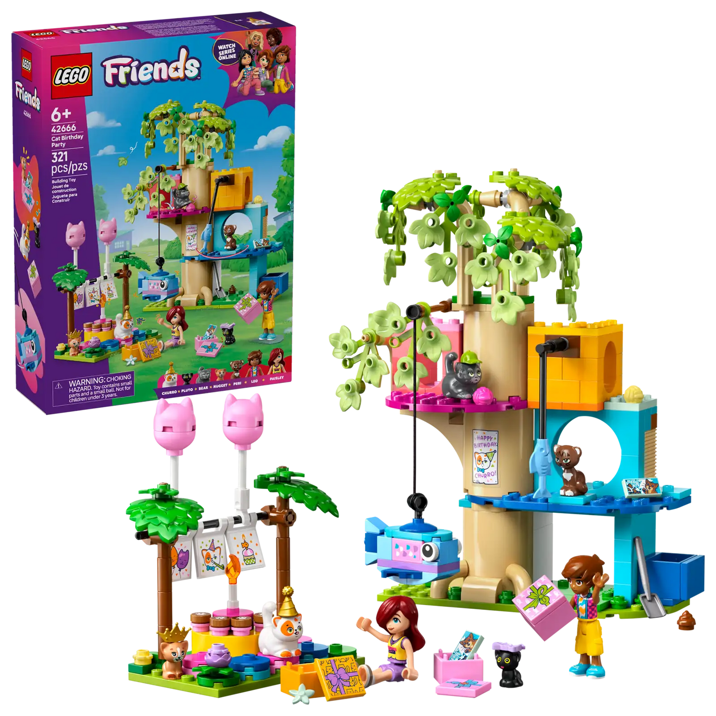LEGO Friends Cat Birthday Party #42666