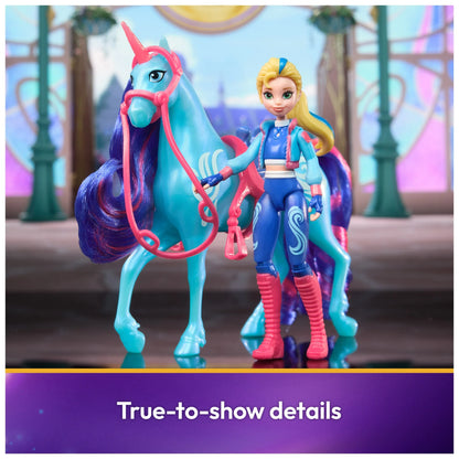 Unicorn Academy Train & Glow Isabel & River Collectable Play Set
