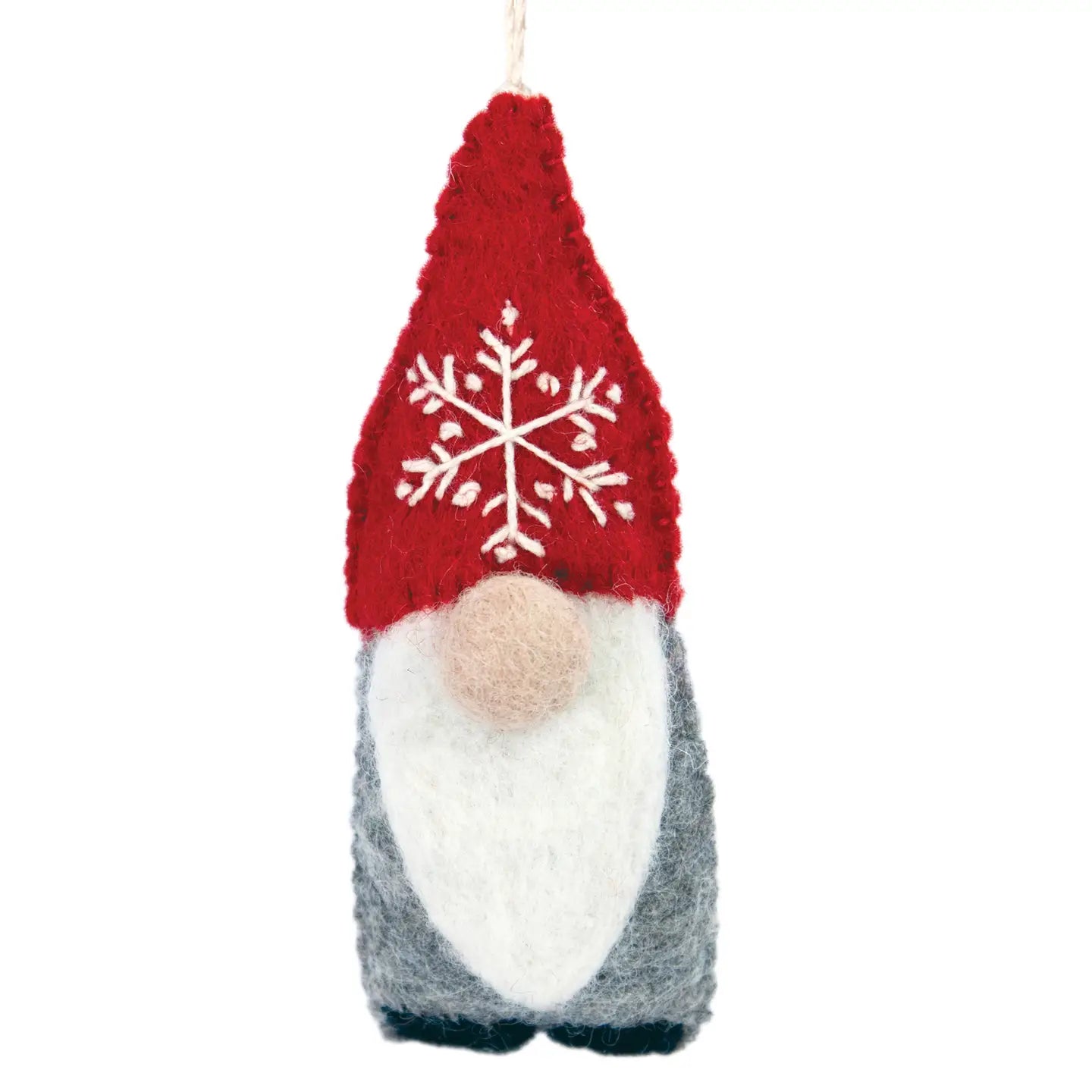 Snowflake Gnome Ornament