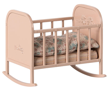 Maileg Cradle - Light Rose