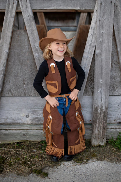 Cowboy Vest & Chaps - Little Pickles Toy Store