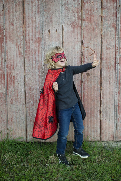Reversible Spider/Bat Cape & Mask - Little Pickles Toy Store
