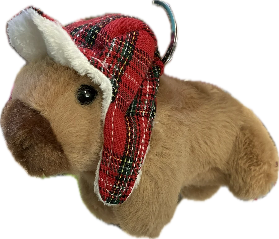 Winter Capybara Bag Charm