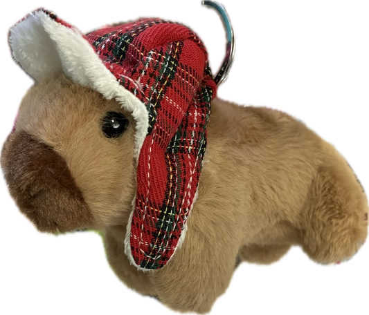 Winter Capybara Bag Charm