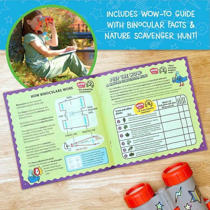 Wow In The World Kids Binoculars & Nature Explorer Kit
