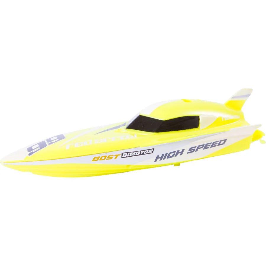 Remote Control Mini Race Boat - Yellow