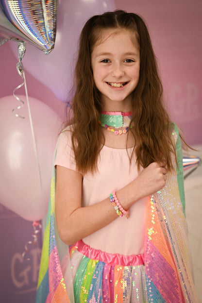 Stripy Sequins Cape - Little Pickles Toy Store