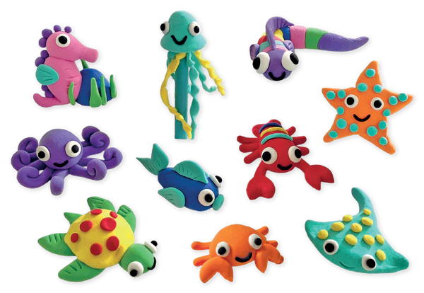 Clay & Play Ocean - Air Dry Clay Modelling Kit