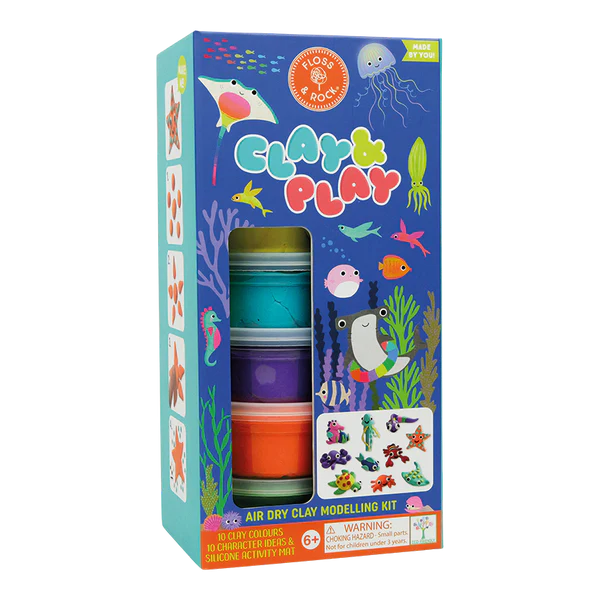 Clay & Play Ocean - Air Dry Clay Modelling Kit