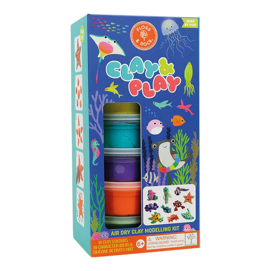 Clay & Play Ocean - Air Dry Clay Modelling Kit