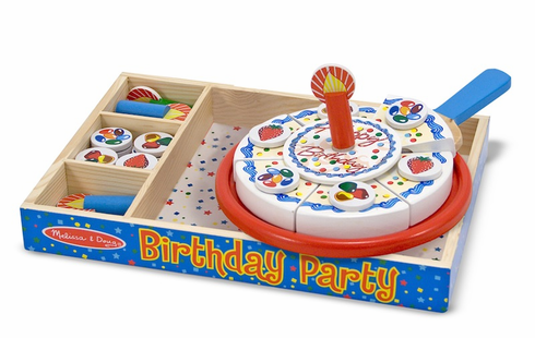 Wooden Birthday Cake Play Set