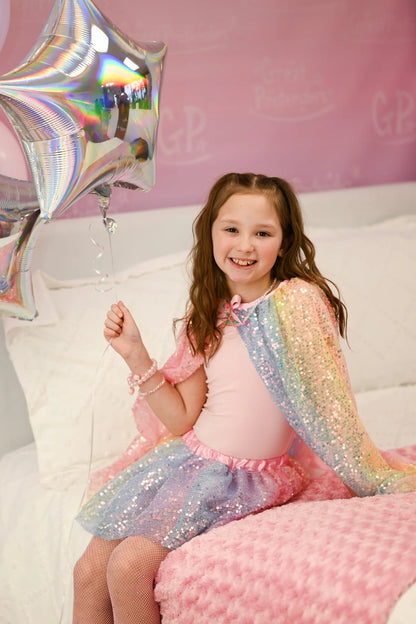 Ombre Sequins Cape - Little Pickles Toy Store