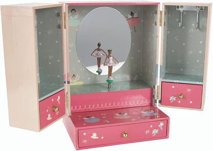 Musical Jewellery Box Wardrobe With Drawer- Enchanted - Little Pickles Toy Store