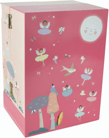 Musical Jewellery Box Wardrobe With Drawer- Enchanted - Little Pickles Toy Store