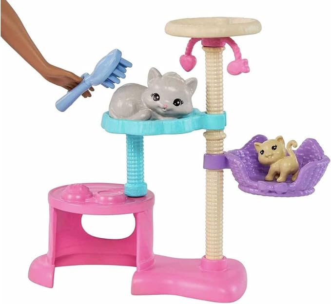 Barbie Doll & Pets Playset - Kitty Condo