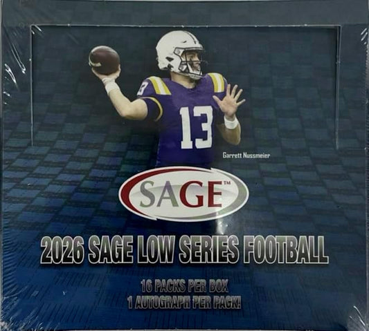 2026 Sage Football Low Series Cards